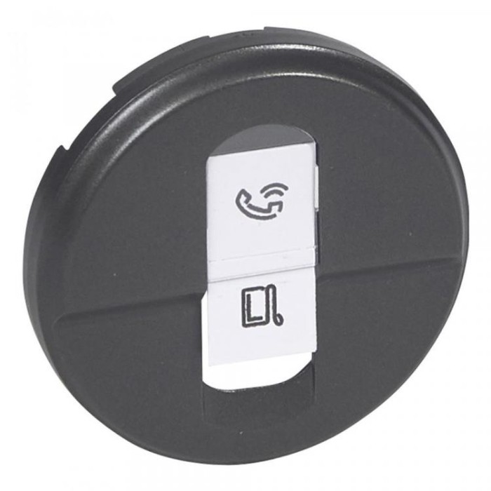 купить купить Панель компьютерной розетки RJ45 графит Legrand Celiane  