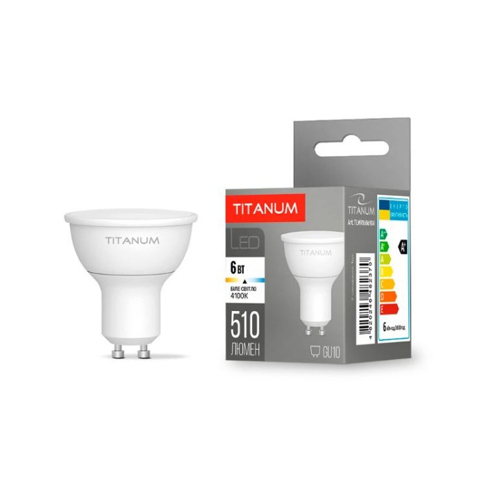 купить купить LED лампа TITANUM MR16 6W GU10 4100K  