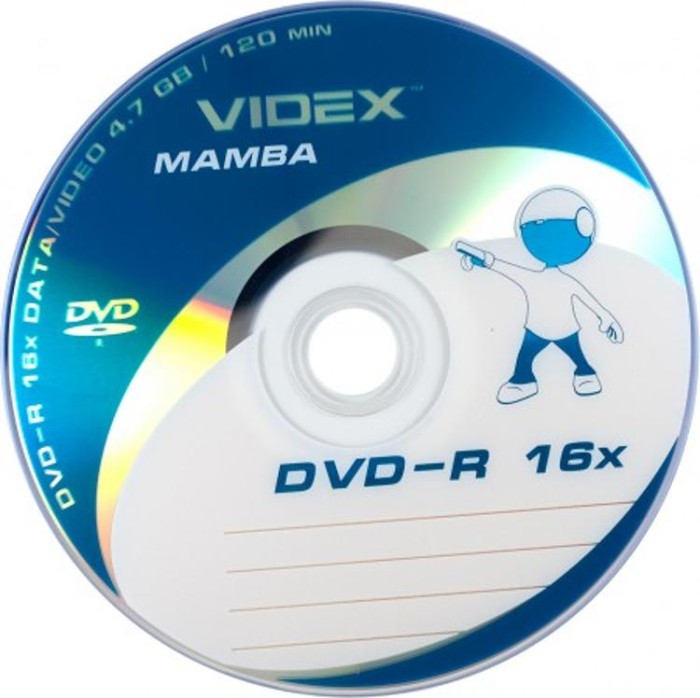 купить купить Videx  Mamba DVD-R 4.7Gb 16x bulk 10  