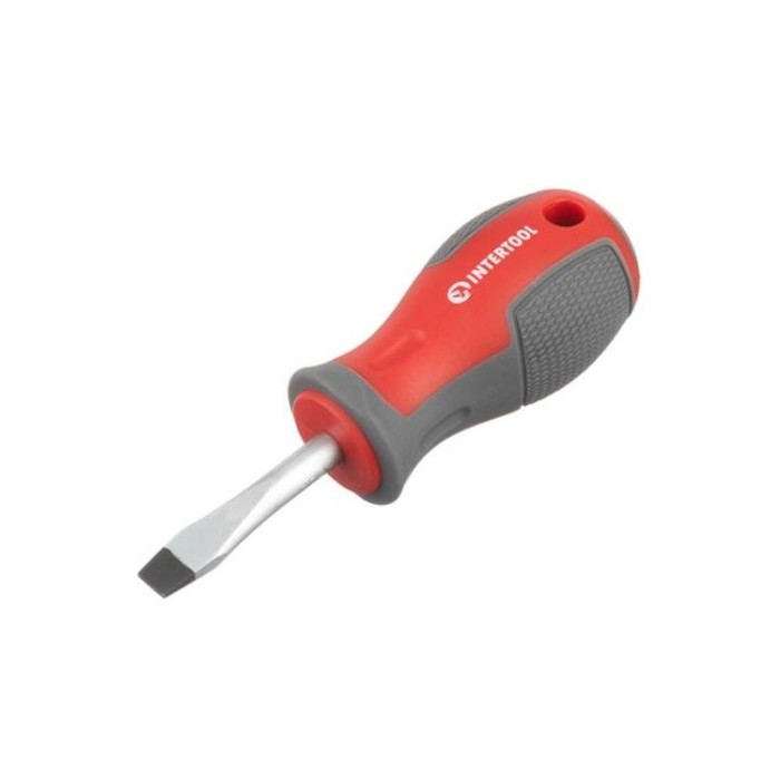купить купить Отвертка шлицевая SL6.0*38 мм, CR-V INTERTOOL VT-3309  