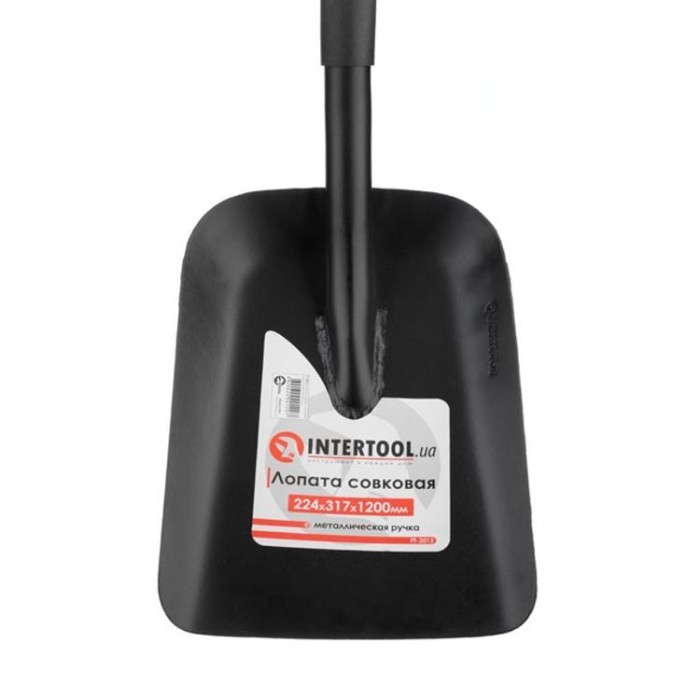 купить купить Лопата совковая, металлическая ручка, 224х317х1200 мм INTERTOOL FT-2012  