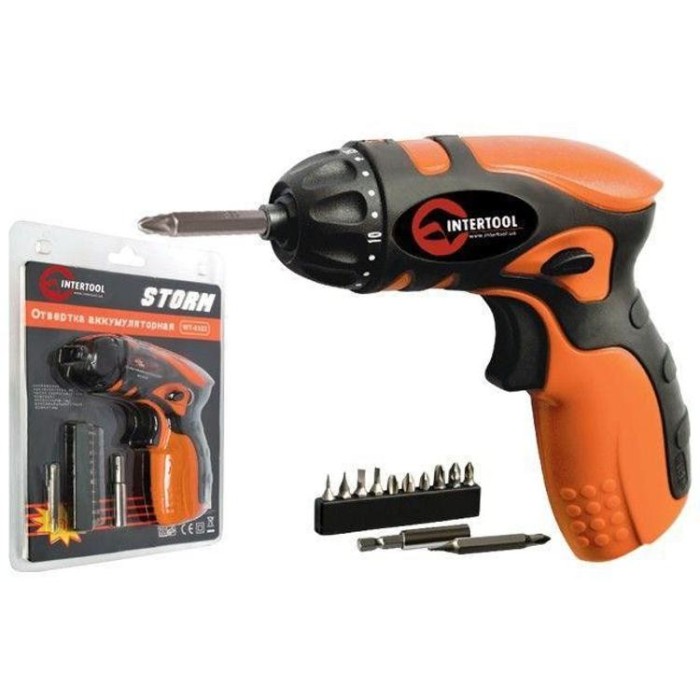 купить купить Отвертка аккумуляторная STORM INTERTOOL WT-03220  