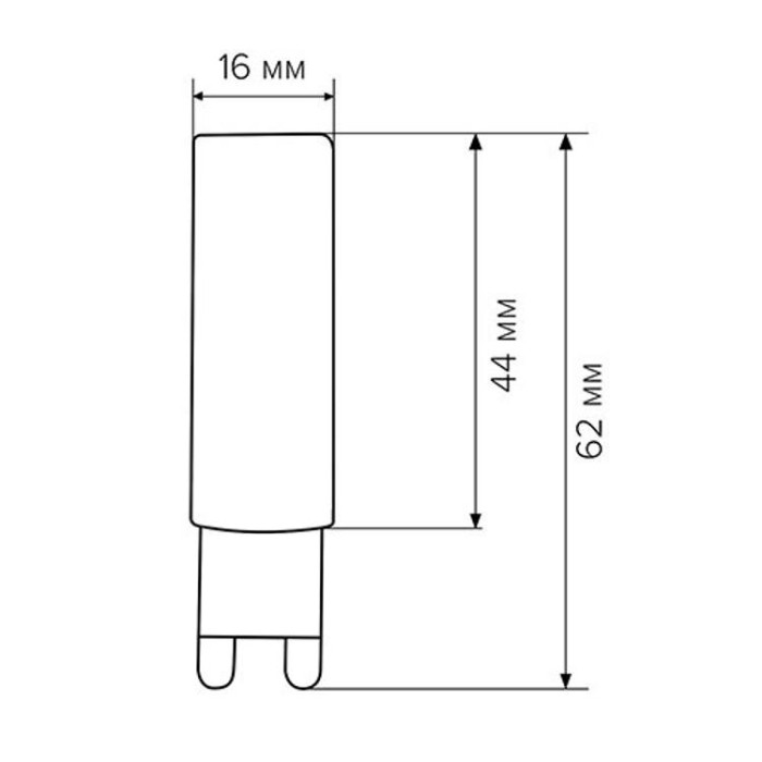 купить купить Светодиодная лампа Biom G9 7 W 2835 4500K AC220  