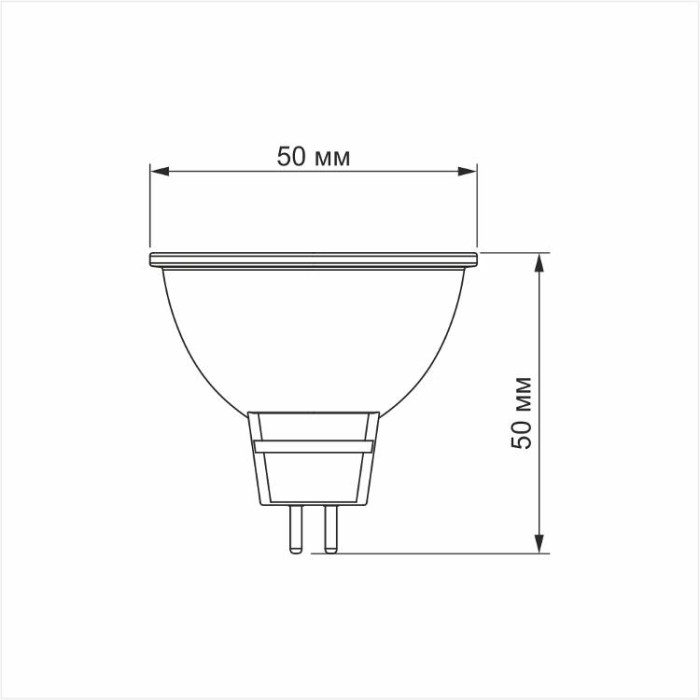 купить купить LED лампа VIDEX MR16eL 5W GU5.3 4100K  