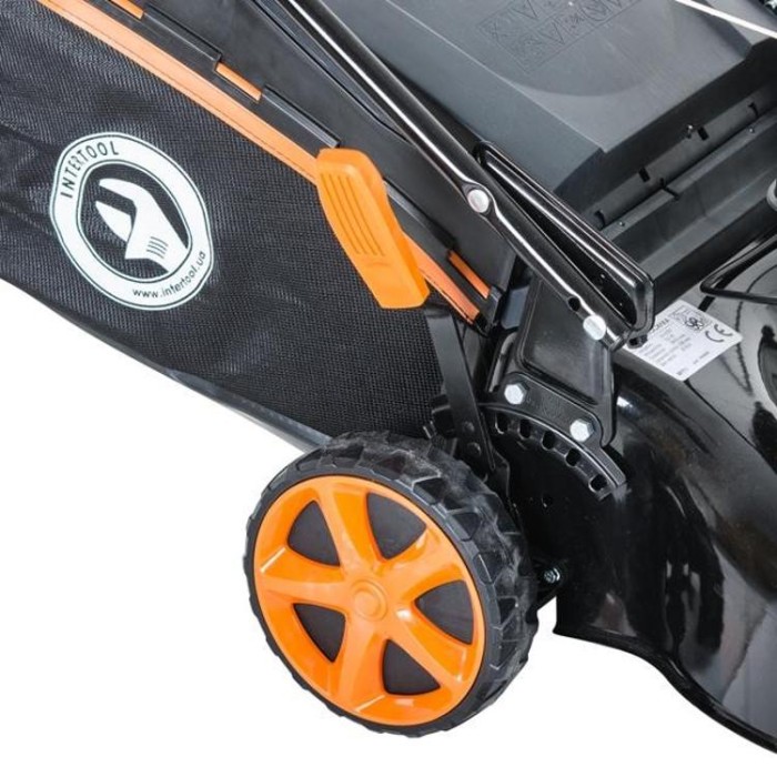 купить купить Газонокосилка бензиновая 4.9HP, 3.6кВт, ширина среза 508мм, самоходная, функция мульчирования INTERTOOL LM-6050  