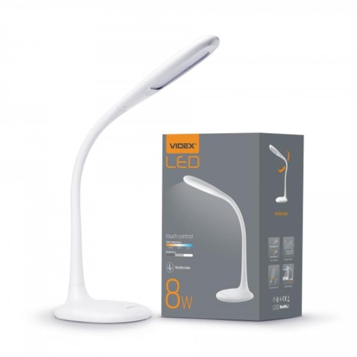 купить купить LED настольная лампа TF03W 8W 3000-5500K VIDEX  