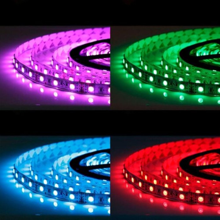 купить купить Светодиодная лента OEM ST-12-5050-60-RGB-20, негерметичная, 1м, Biom  