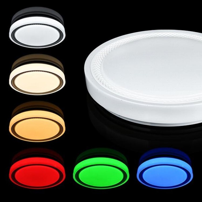 купить купить Светильник светодиодный Biom SMART SML-R19-80-RGB 3000-6000K 80Вт+16Вт RGB с д/у +APP  