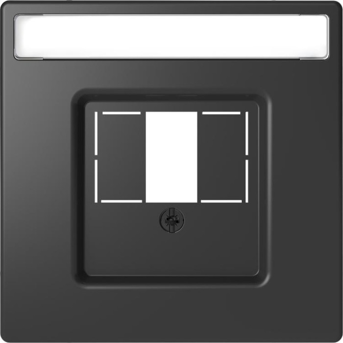 купить купить Центральная накладка для TAE/Audio/USB антрацит Merten D-Life Schneider Electric (Шнайдер Электрик)  