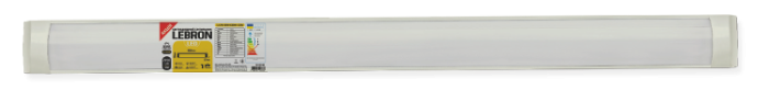 LED світильник LEBRON L-LPO, 36W, 1200мм, 6200K, 2700Lm, шрінк