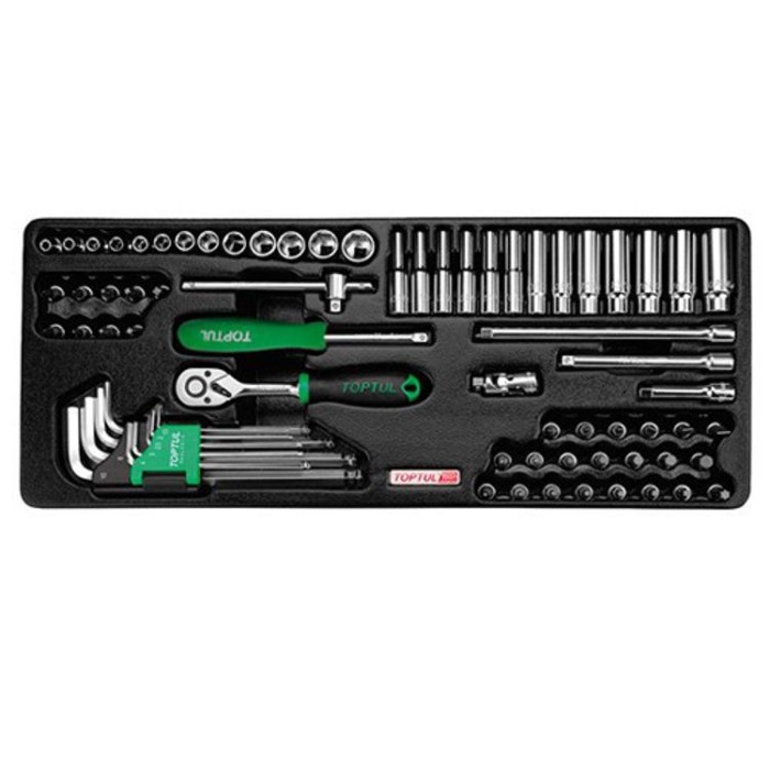 купить купить Набор инструмента в ложементе 1/4&quot; 72ед. TOPTUL GCAT7202  