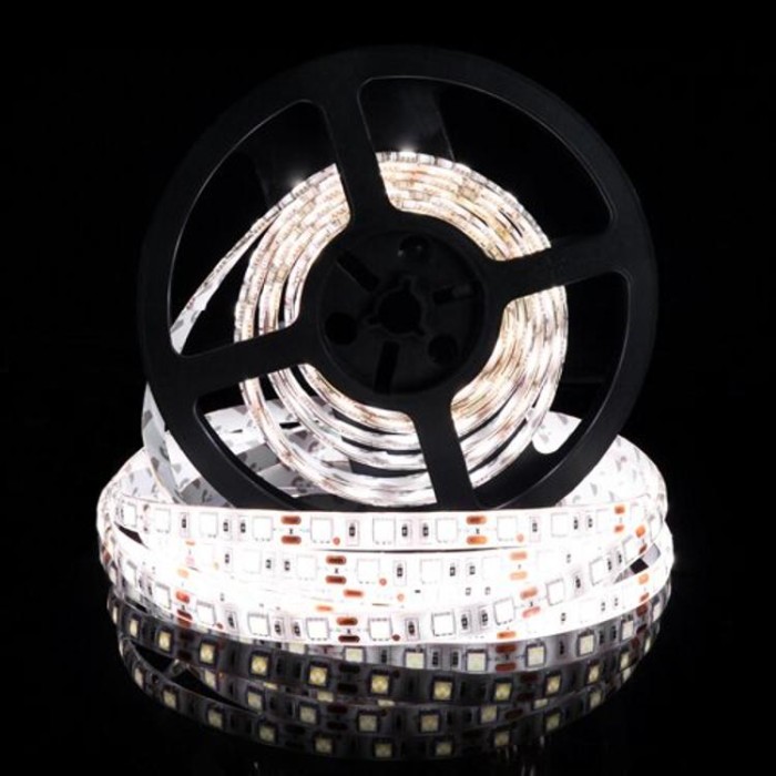 купить купить Светодиодная лента OEM ST-12-5050-60-CW-65-V2 белая, герметичная, 1м, Biom  