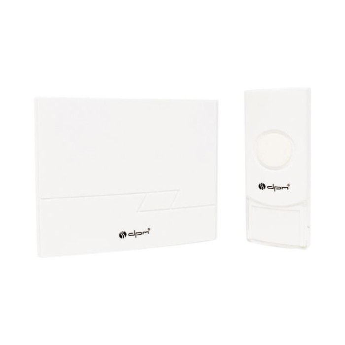 Дзвінок автономний з кнопкою, 16 мелод, 80дБ, 50м, ІР44, dpm