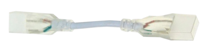 З'єднувач з кабелем LEBRON L-CLIP для стрічки NEON light AC220V, 8x16мм