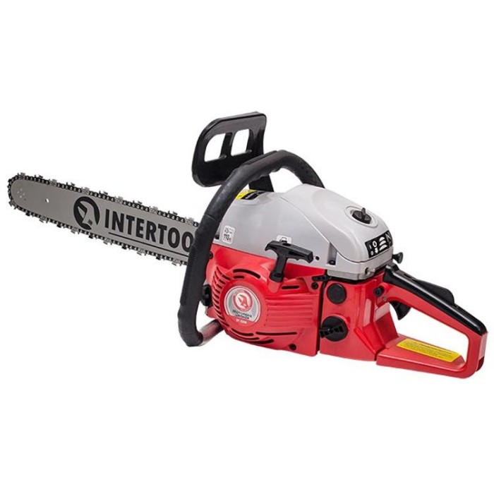 купить купить Мотопила цепная 2,2 кВт., 52 см3, шина 45 см., 3200 об/мин. INTERTOOL DT-2208  