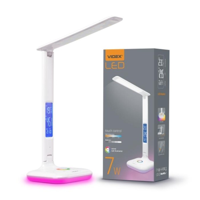 купить купить LED настольная лампа TF05W-RGB 7W 3000-5500K VIDEX  