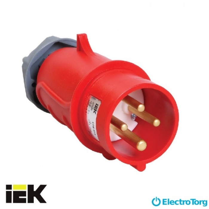 купить купить Вилка переносная ССИ-014 16А-6ч/380-415В 3Р+РЕ IP44 MAGNUM ИЭК(IEK)  