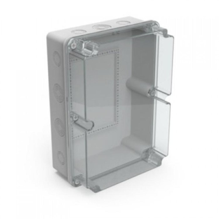 купить купить Бокс 225X311X130, термопластик/полікарбонат, IP 65, сірий/прозорий, Mutlusan  