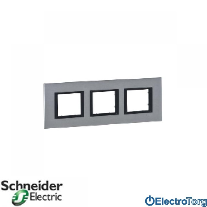 Рамка тройная горизонтальная Unica Class Schneider
