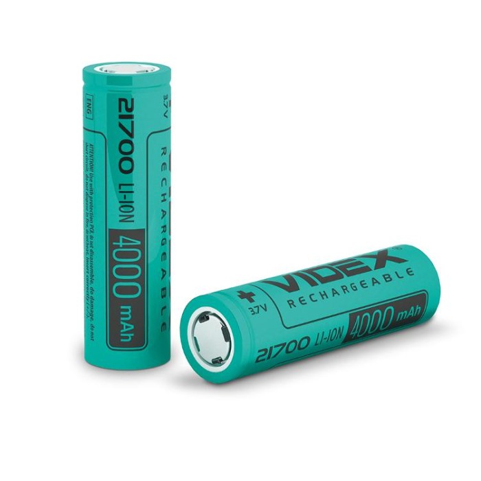 купить купить Акумулятор Videx Li-ion 21700 (без захисту) 4000mAh bulk/1шт  