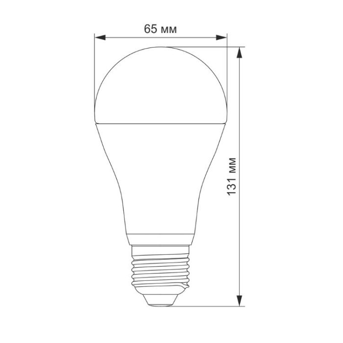 купить купить LED лампа VIDEX A65e 20W E27 4100K  