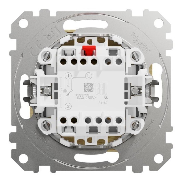 купить купить Одноклавішний перемикач Береза Sedna Elements Schneider Electric  
