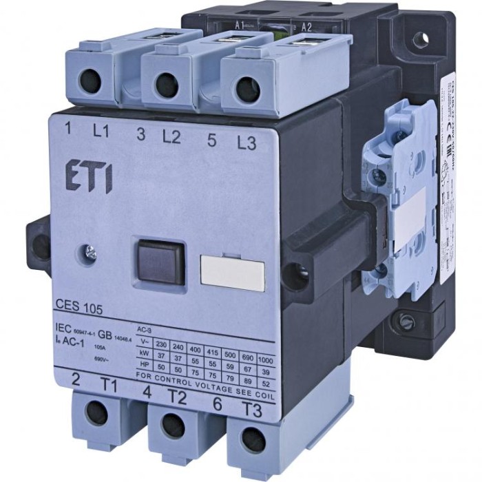 Контактор CES 105.22 (55 kW) 230V AC ETI