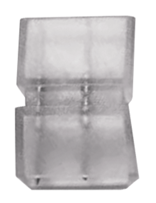 З'єднувач LEBRON L-CLIP для стрічки NEON light AC220V, 8x16мм