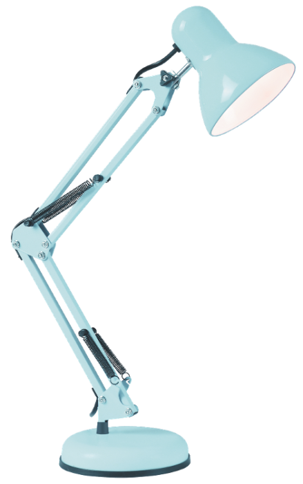 Лампа настільна телескопічна LEBRON L-TL-Tel, E27, 40W, бірюзова