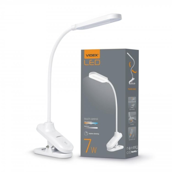купить купить LED настольная лампа TF09W 7W 3000-5500K VIDEX  