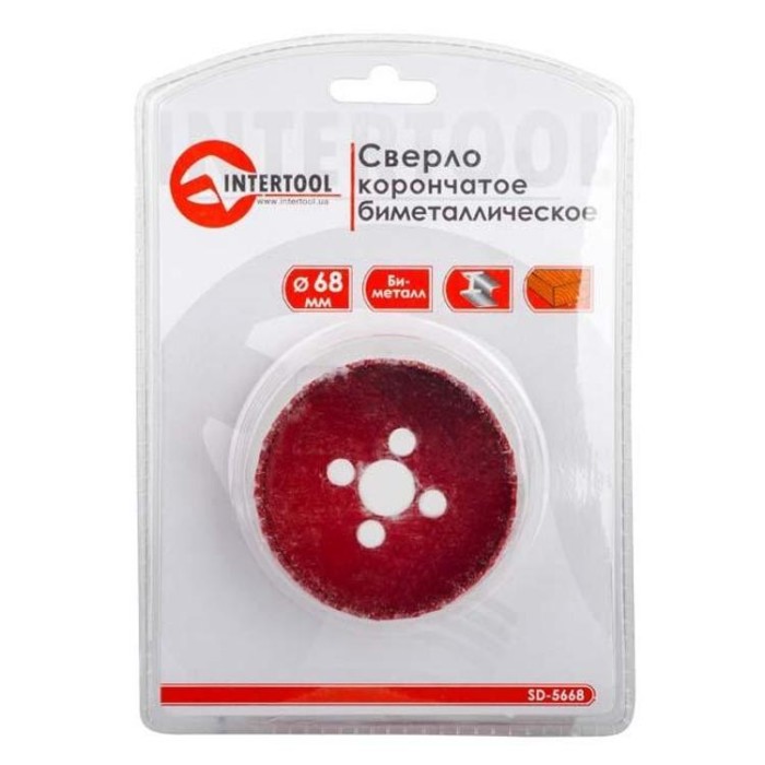 купить купить Коронка по металлу биметаллическая 68 мм INTERTOOL SD-5668  