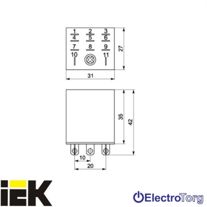 купить купить Реле РЭК77/3 (LY3) 10А 220В АC ИЭК  