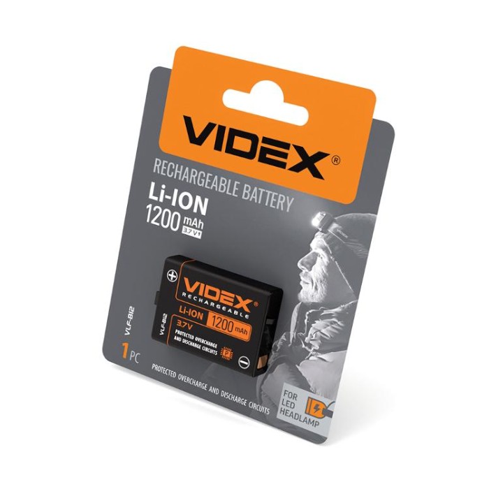 купить купить Акумулятор Videx Li-ion VLF-B12 (захист) 1200mAh 1шт BLISTER  