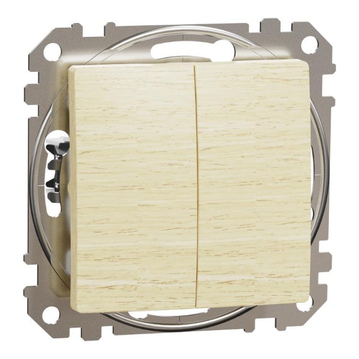 купить купить Двоклавішний вимикач Береза Sedna Elements Schneider Electric Schneider Electric  