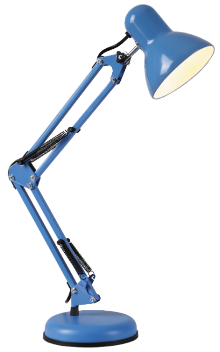 Лампа настільна телескопічна LEBRON L-TL-Tel, E27, 40W, синя