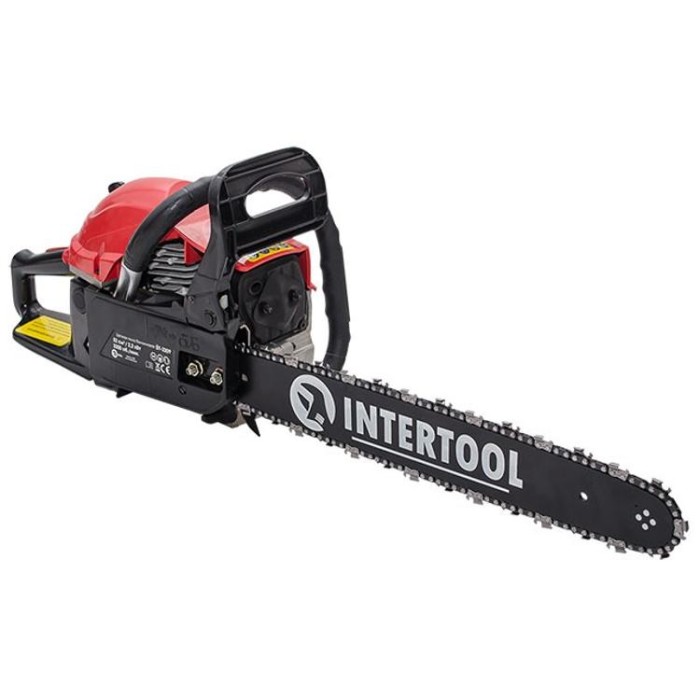 купить купить Мотопила цепная 2.2 кВт., 52 см3, шина 45 см., 3200 об/мин INTERTOOL DT-2209  