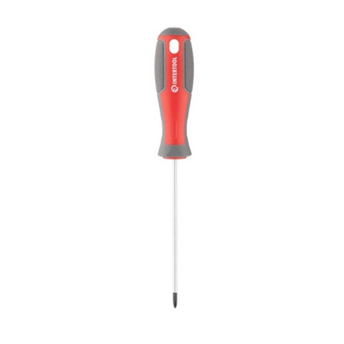 купить купить Отвертка крестовая PH0*100 мм, CR-V INTERTOOL VT-3314  