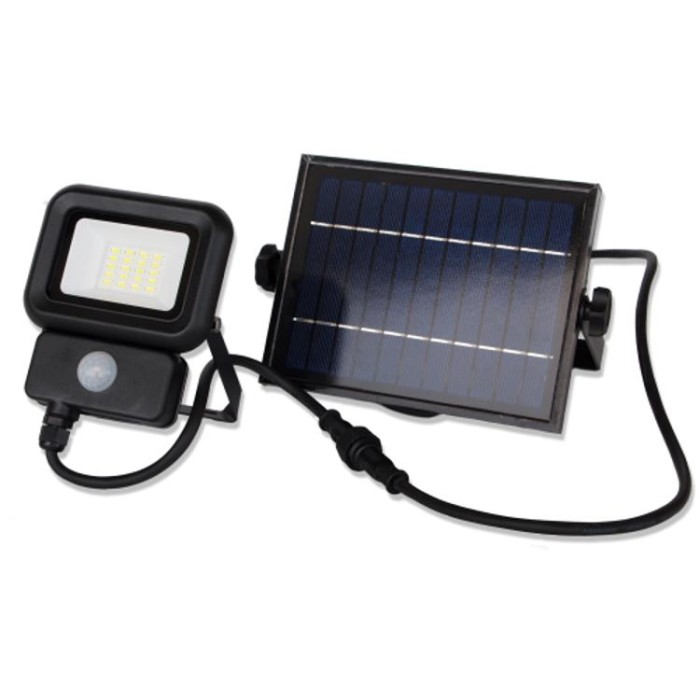 купить купить LED прожектор LF-10Solar, 10W, LI-Ion 3,7V/2,6Ah, датчик движения ІР65 Lebron  