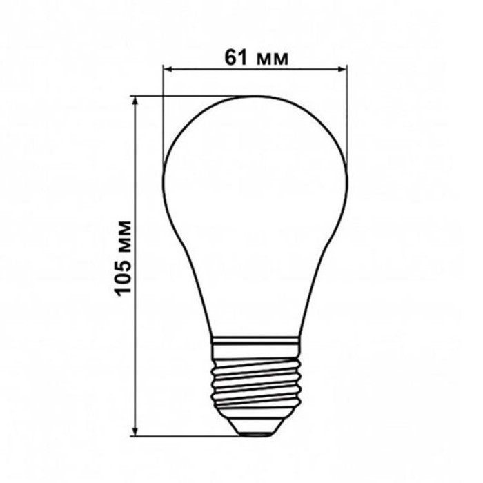 купить купить Светодиодная лампа Biom FL-311 A60 8W E27 2800K  