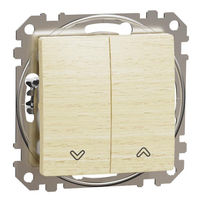 Вимикач для жалюзі, електронне блокування 10 АХ, Береза Sedna Elements Schneider Electric