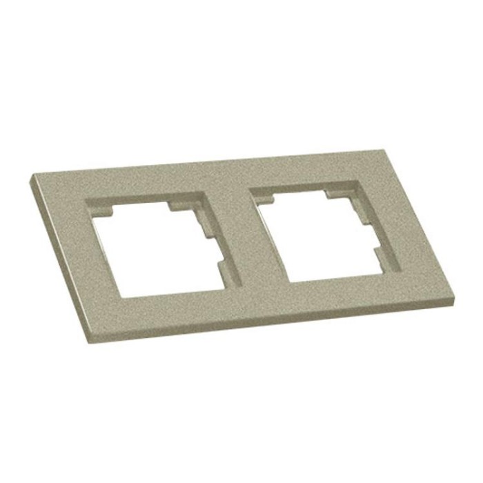 Рамка горизонтальна двомісна RITA, Mutlusan, &amp;quot;титан&amp;quot;, (2220 800 1283)