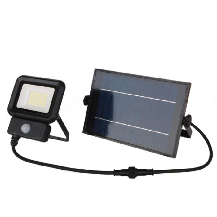купить купить LED прожектор LF-20Solar, 20W, LI-Ion 3,7V/5,2Ah, датчик движения ІР65 Lebron  