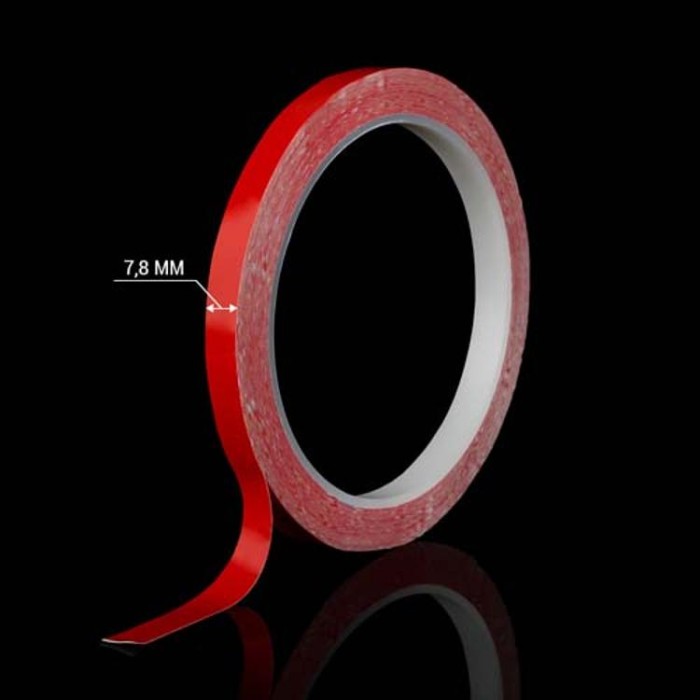 купить купить Скотч AT-2s-200-78-10-RED (7,8мм х 10м) тканевая основа, красный  