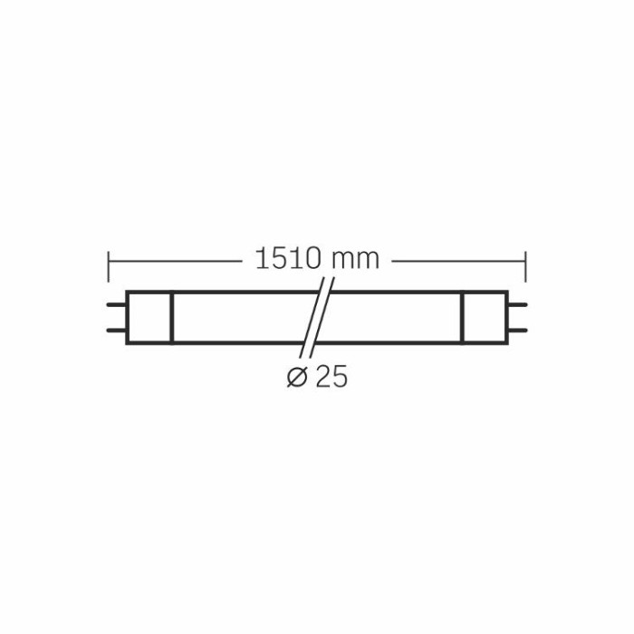 купить купить LED лампа VIDEX T8 24W 1.5M 6000K 185-265V матова  