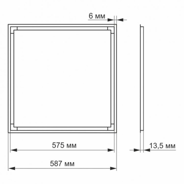 купить купить LED панель ART VIDEX 40W 5000K  