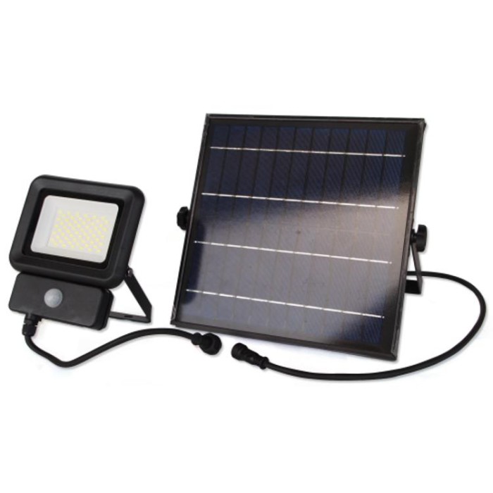 купить купить LED прожектор LF-30Solar, 30W, LI-Ion 3,7V/7,8Ah, датчик движения ІР65 Lebron  
