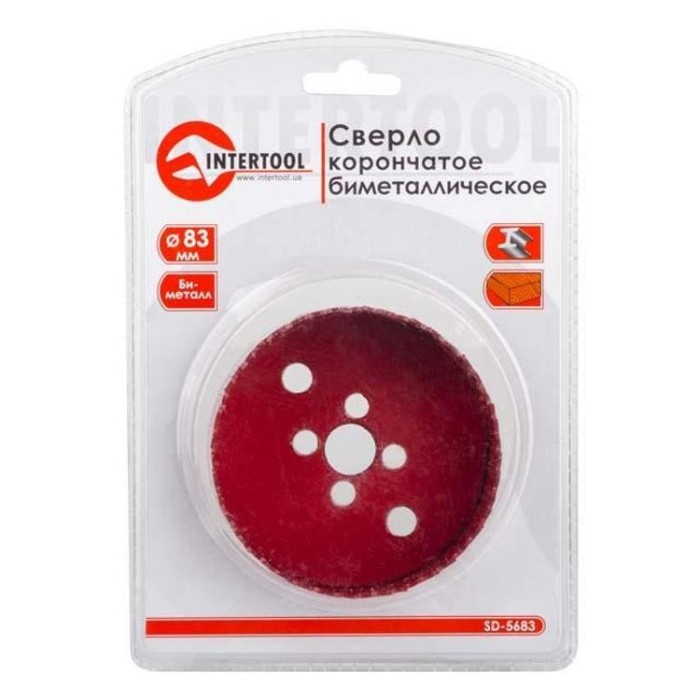 купить купить Коронка по металлу биметаллическая 83 мм INTERTOOL SD-5683  
