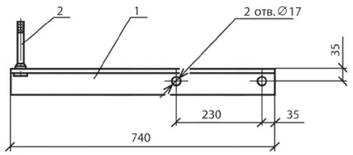 купить купить Траверса ТН12 3.407.1-143.8.53 ElectroTorg (ЭлектроТорг)  