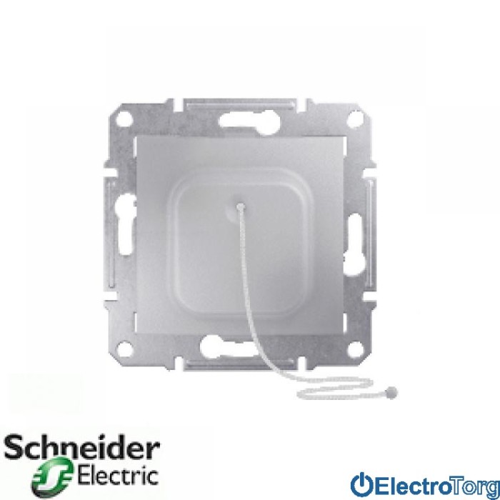 Кнопочный выключатель на шнурке алюминиевый Sedna Schneider Electric (Шнайдер Электрик)