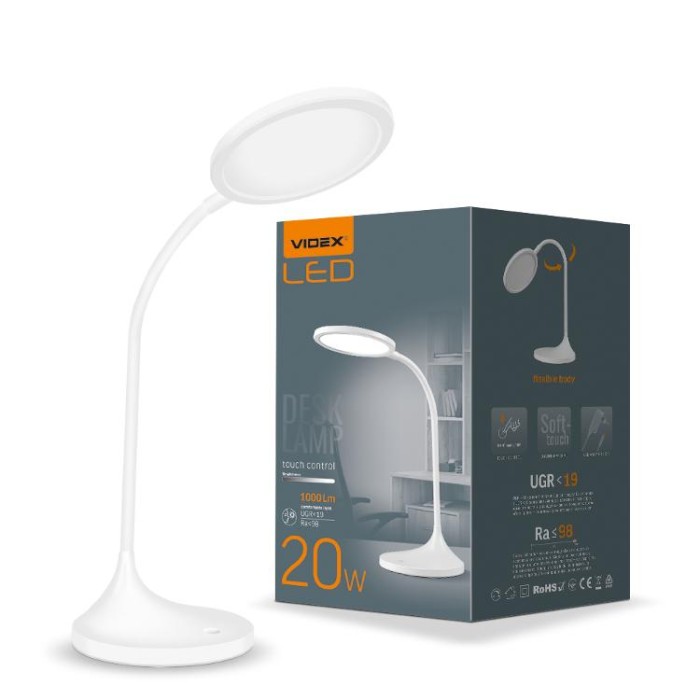 купить купить LED лампа настiльна VIDEX  VL-TF14W 20W 4100K  